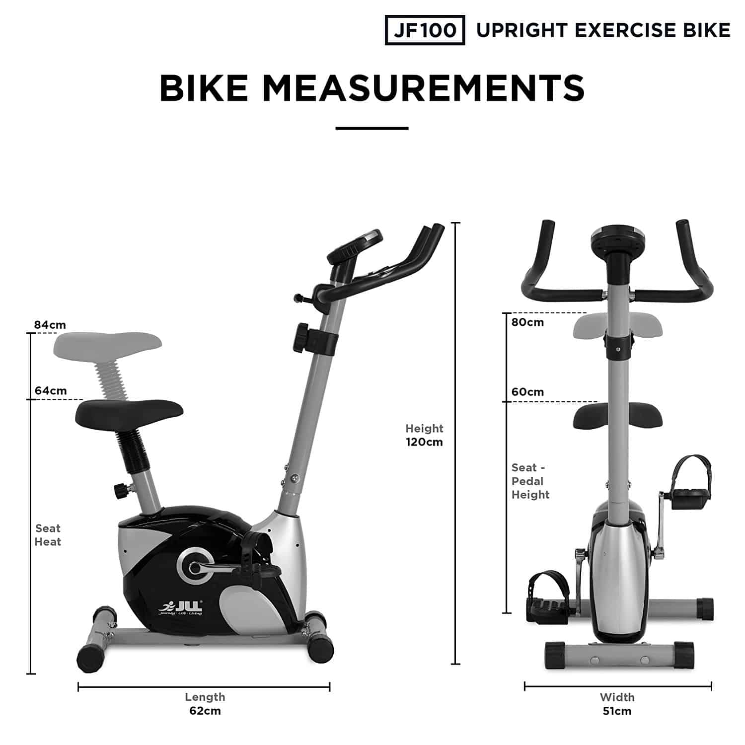 jll re100 recumbent exercise bike manual